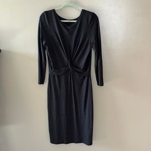 AllSaints knot front dress